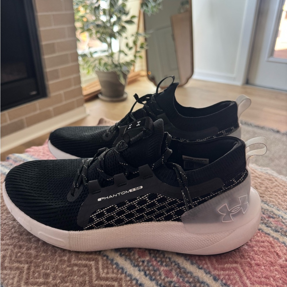 Under Armour Phantom Black and Gray Shoes